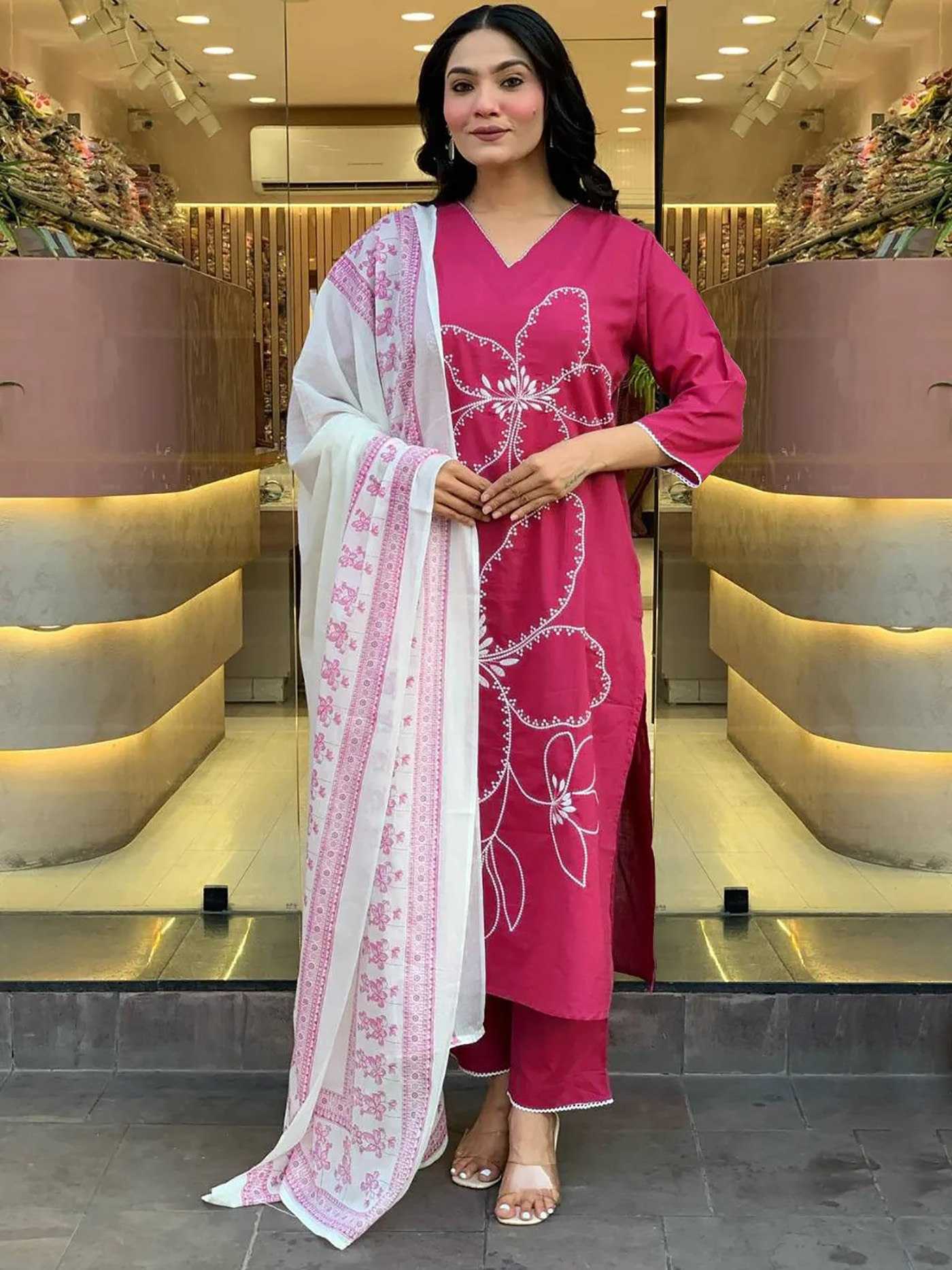 Silk Embroidered Suits Salwar Suit